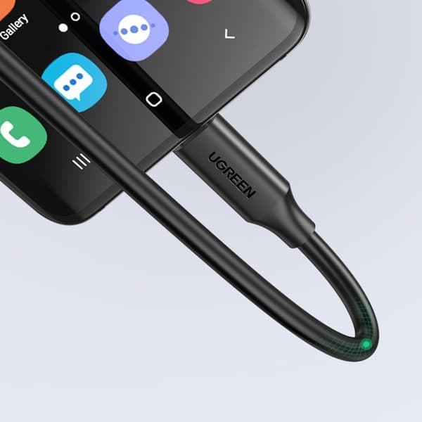 USB-C skjøtekabel 100W 10Gb/s 1m sort