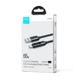 Miniatyrbilde 6 av 7: Kabel med LED-display USB-C - USB-A 66W 1,2m svart