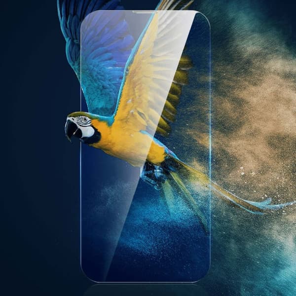 Hærdet glas til iPhone 14 Plus / 13 Pro Max med 0,4 mm højttalercover SÆT