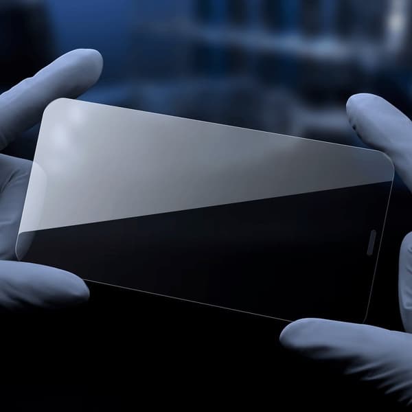 Herdet glass for iPhone 12 Pro Max med høyttalerdeksel 0,4mm SETT