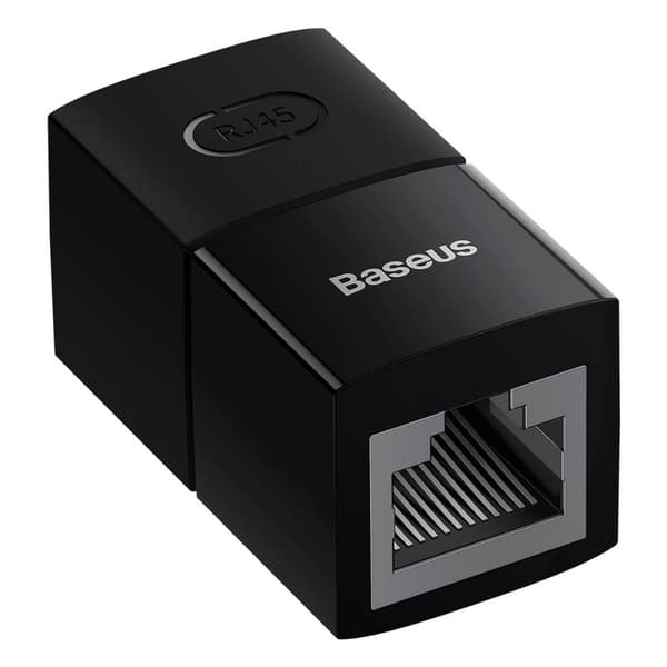 Ethernet RJ45 nettverkskabelkontakt, sort SETT med 10 stk.