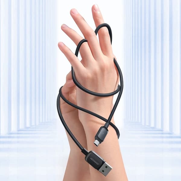 MicroUSB - USB-kabel 2.4A 480Mbps 2m svart