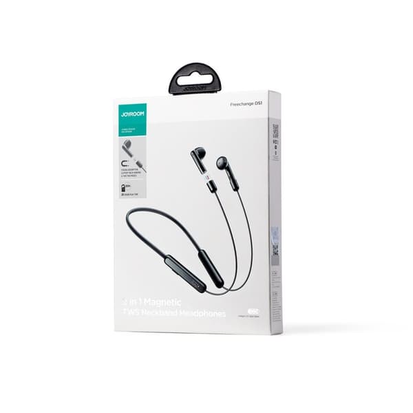NeckBand DS1 langattomat urheilukuulokkeet, musta