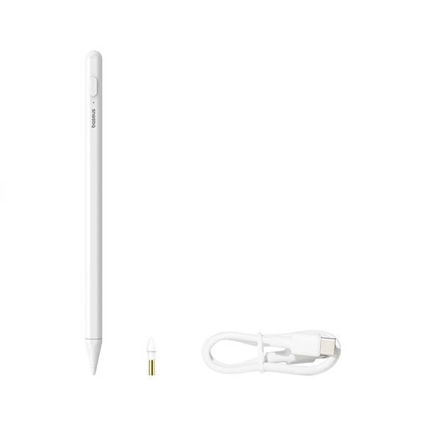 Stylus-kynä iPad Smooth Writing 2:lle latausilmaisimella, valkoinen
