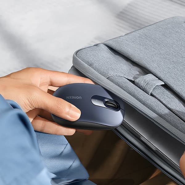 Trådløs mus til computer USB 2.4GHz, marineblå