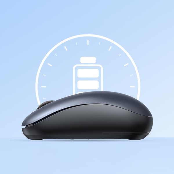 Trådløs mus til computer USB 2.4GHz, marineblå