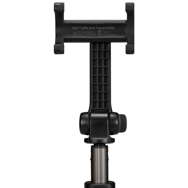2in1 Telescopic Selfie Stick med fjärrkontroll och stativ, svart telefonställ