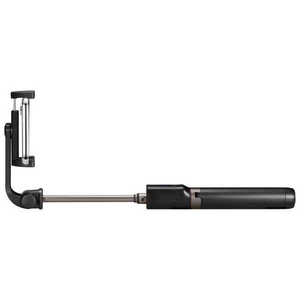 2in1 Telescopic Selfie Stick med fjärrkontroll och stativ, svart telefonställ