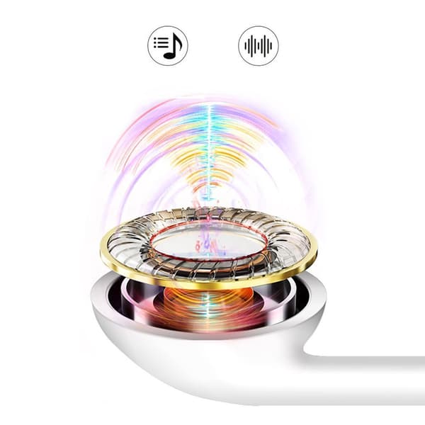 X10S headset trådbundna hörlurar minijack 3,5 mm vit