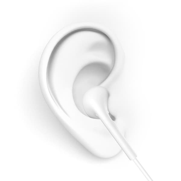X10S headset trådbundna hörlurar minijack 3,5 mm vit