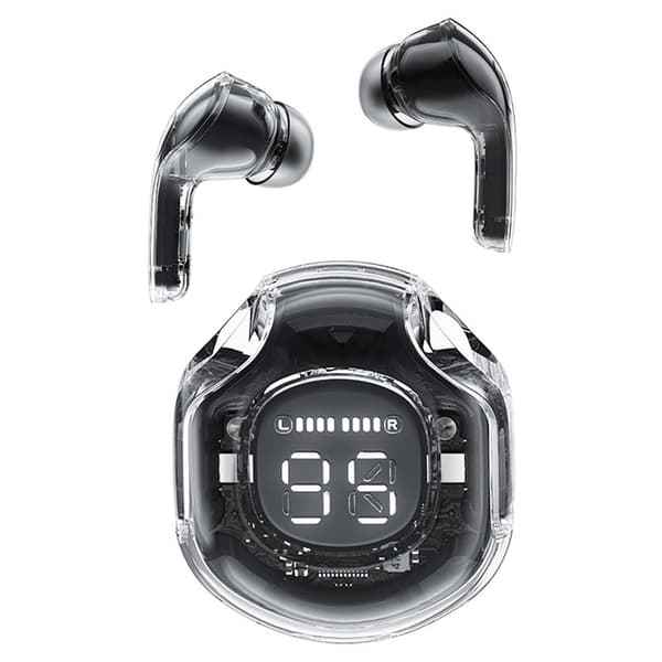 T8 Bluetooth TWS trådløse hodetelefoner med etui, svart