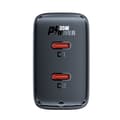 Miniatyrbillede 4 af 7: Hurtig GaN 35W PD oplader 2x USB-C sort
