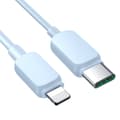 Miniatyrbilde 2 av 5: Kabel til iPhone USB-C - Lyn 20W 1,2m blå