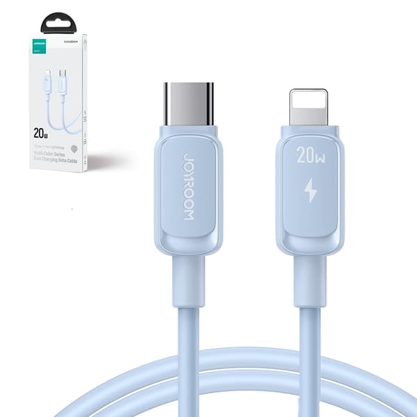 Kabel til iPhone USB-C - Lyn 20W 1,2m blå