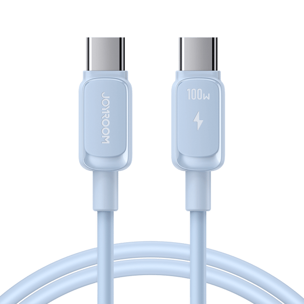 USB-C - USB-C kabel 100W 1,2m blå