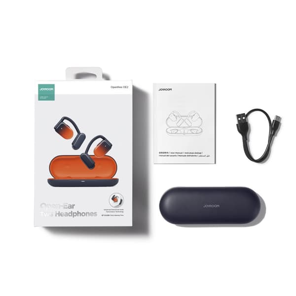 Openfree JR-OE2 TWS trådlösa hörlurar, orange