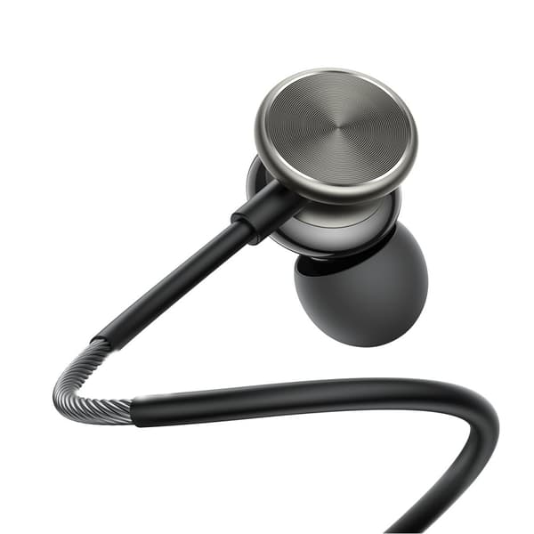 Kablede in-ear-hodetelefoner med sterk bass HiFi Wired Series JR-EW03 mørkegrå