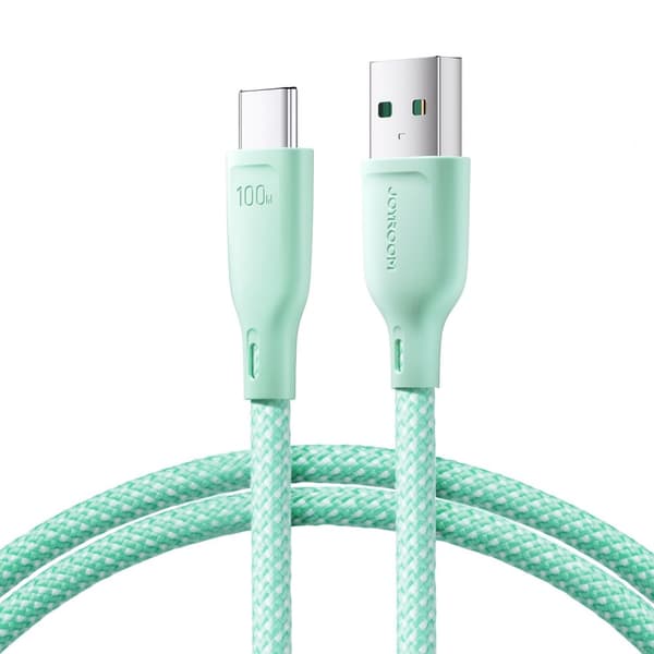 Multi-Color Series USB-A - USB-C kabel 100W hurtig overførsel 1m grøn