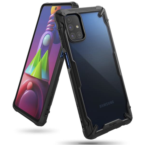 Slitesterk, forsterket veske for GALAXY M51 FUSION X svart