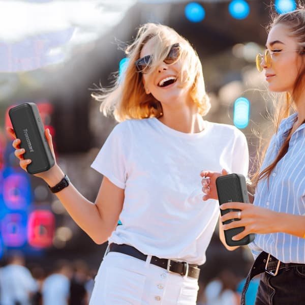 Trådløs høyttaler T2 Mini 2023 Bluetooth 5.0 10W sort