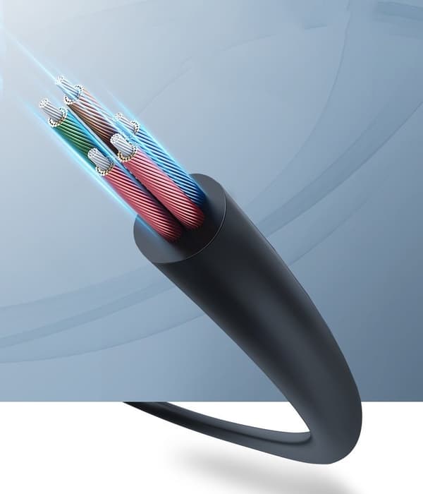 AUX splitter adapter 3,5 mm mini jack til mikrofon og høretelefoner sort