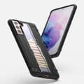 Miniatyrbillede 3 af 6: Pansret etui med ramme til Galaxy S21+ 5G Fusion X Design Routine sort