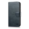 Miniatyrbillede 1 af 8: 2-i-1 læder Flip Cover iPhone 14 Pro Anti-RFID olievoks pung etui Blå