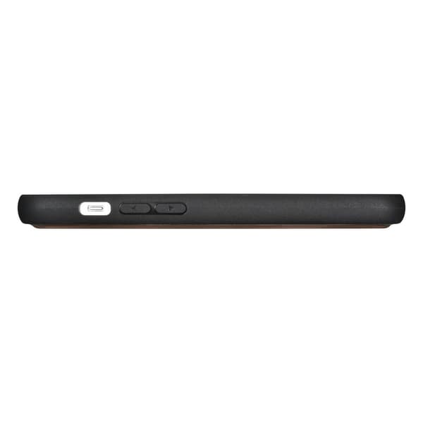2in1 nahkainen läppäkuori iPhone 14 Pro Max Anti-RFID Oil Wax Lompakkokotelo tummanruskea