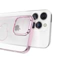 Miniatyrbillede 2 af 3: iPhone 14 Plus cover dekoreret med lyserøde krystaller fra Wish Series