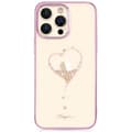 Miniatyrbillede 1 af 3: iPhone 14 Plus cover dekoreret med lyserøde krystaller fra Wish Series