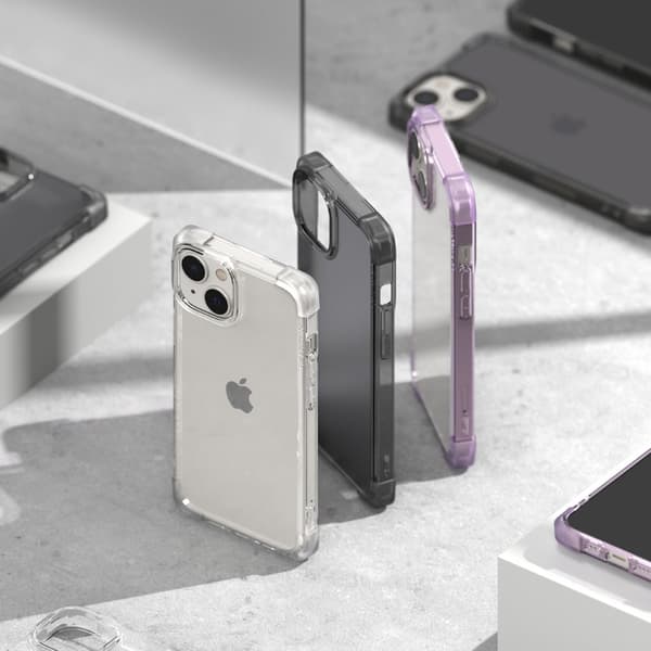 Slitesterkt og slitesterkt deksel til iPhone 14 Plus Fusion Bumper grå
