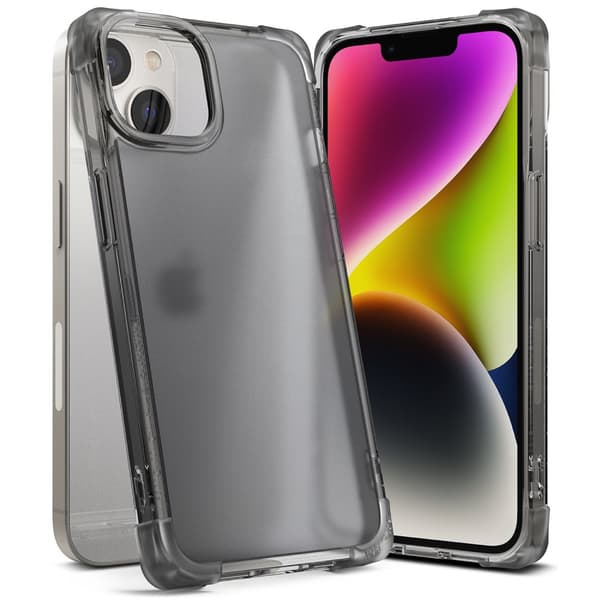 Slitesterkt og slitesterkt deksel til iPhone 14 Plus Fusion Bumper grå