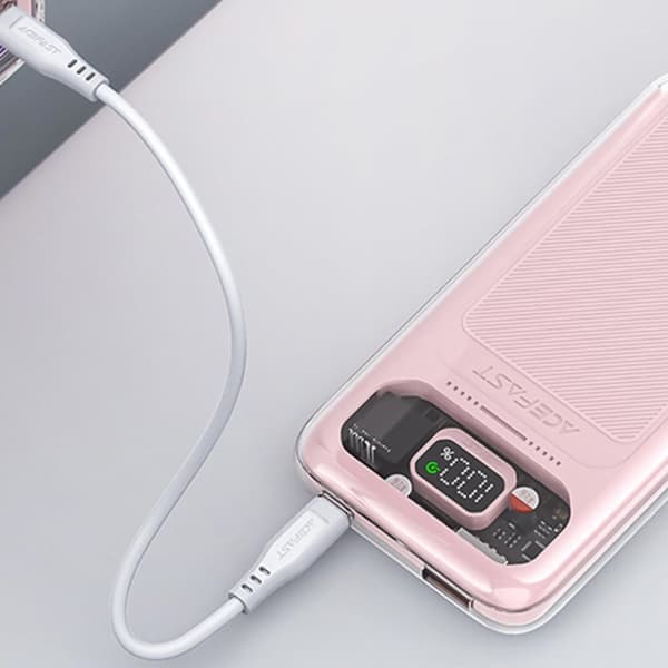 Powerbank 10000mAh Sparkling Series hurtigopladning 30W grøn