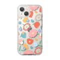 Miniatyrbillede 2 af 6: Pansret cover med geléramme iPhone 14 Plus Fusion Design Floral Transparent