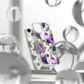 Miniatyrbillede 3 af 8: Pansret cover med gelramme iPhone 14 Plus Fusion Design Purple Rose gennemsigtig