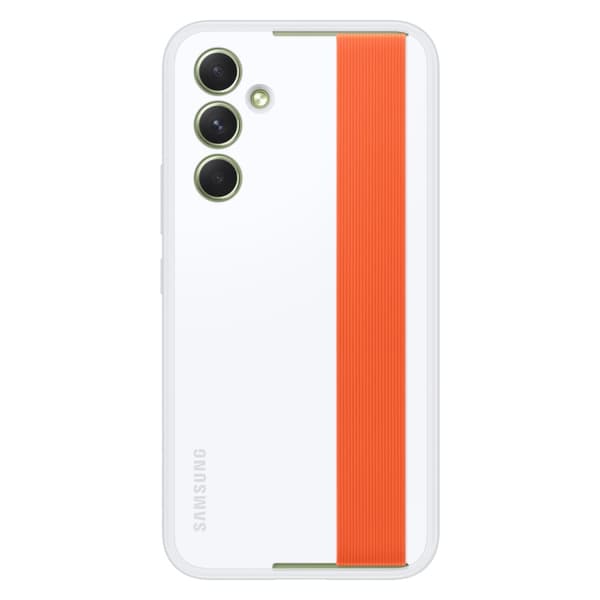 Samsung Galaxy A54 5G Haze Grip Fodral med rem vit