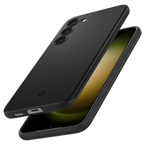 Let og ultratyndt beskyttelsescover til Samsung GALAXY S23 THIN FIT sort