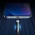 Miniatyrbilde 2 av 2: iPhone USB-C - Lightning-kabel med LED-skjerm 36W 1m svart