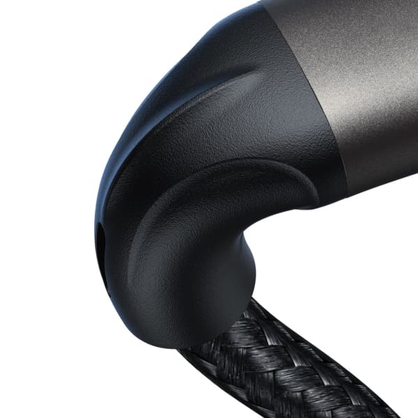 USB-C 100 W Light-Speed Series 1,2 m musta kaapeli
