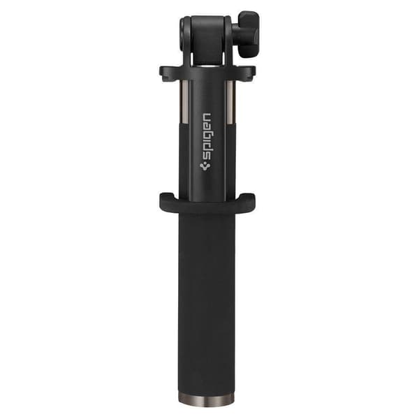 Højkvalitets teleskopisk Selfie stick 18-77cm sort