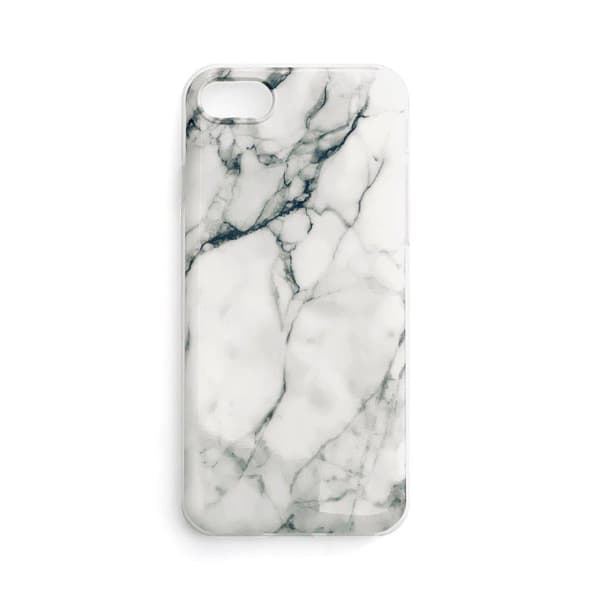 Geelikotelo marmorikuori Samsung Galaxy M51 Marble valkoinen