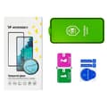 Miniatyrbilde 2 av 6: Glassfolie herdet glass med ramme for Xiaomi Redmi Note 10 5G Full Cover Flexi Nano skjerm svart