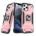 Miniatyrbilde 1 av 7: Pansret deksel + magnetisk holder iPhone 13 Pro Ring Armor rosa