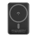 Miniatyrbilde 1 av 6: Powerbank 5000mAh magnetisk med MagSafe induktiv lader, svart
