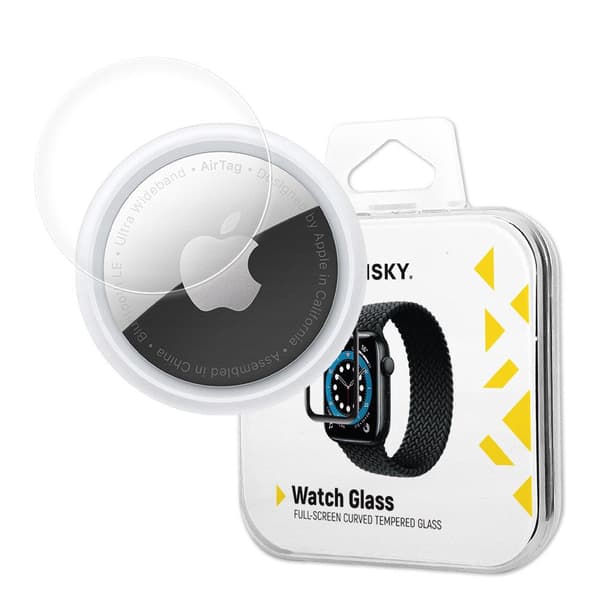 Hybrid skyddsglas för Apple AirTag svart