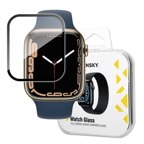 Hybridisuojalasi Apple Watchille 7/8/9 45mm Watch Glass musta