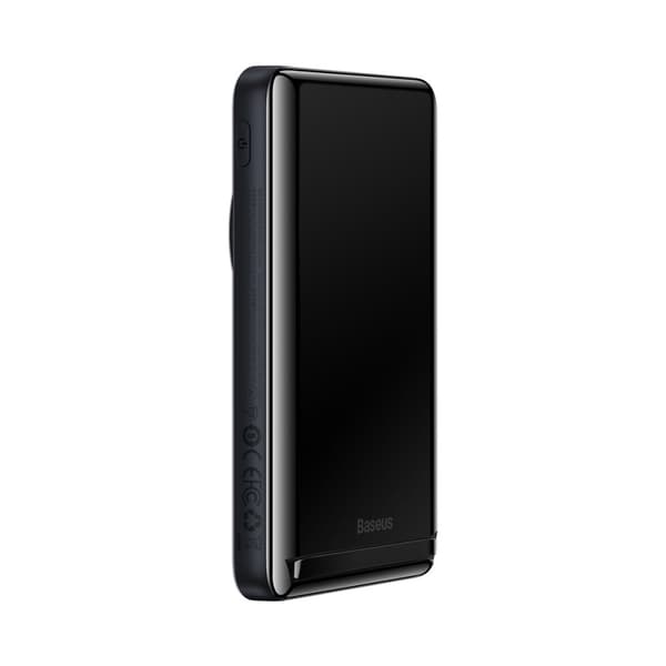 Powerbank 10000mAh med MagSafe 20W induktiv lader og Overseas Edition-stativ, blå
