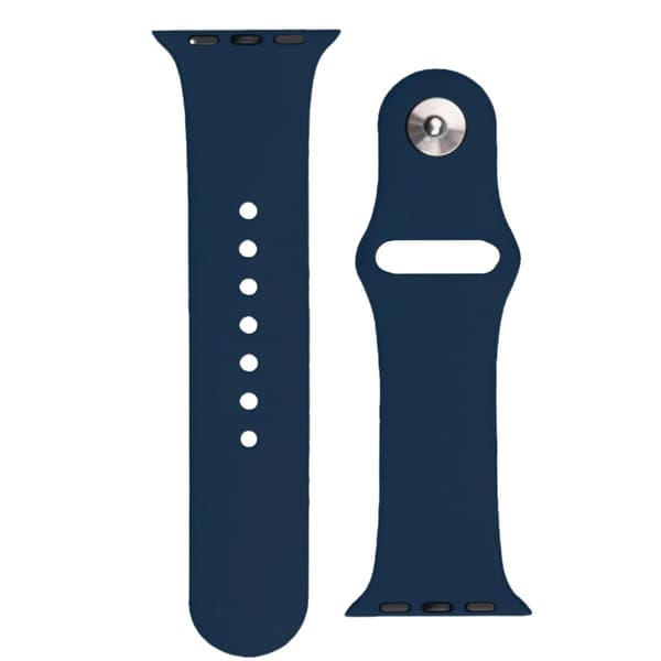 Silikonestrop APS mørkeblå til Apple Watch Ultra 2-9/SE 42/44/45 mm