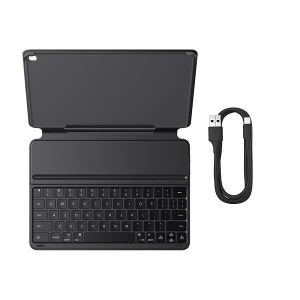 Kotelo näppäimistöllä iPad 10.2'' 2019-2021 + USB-C-kaapeli Brilliance Series musta