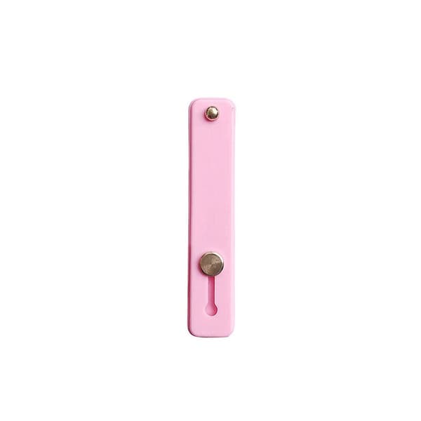 Selvklebende fingertelefonholder med rosa glidelås